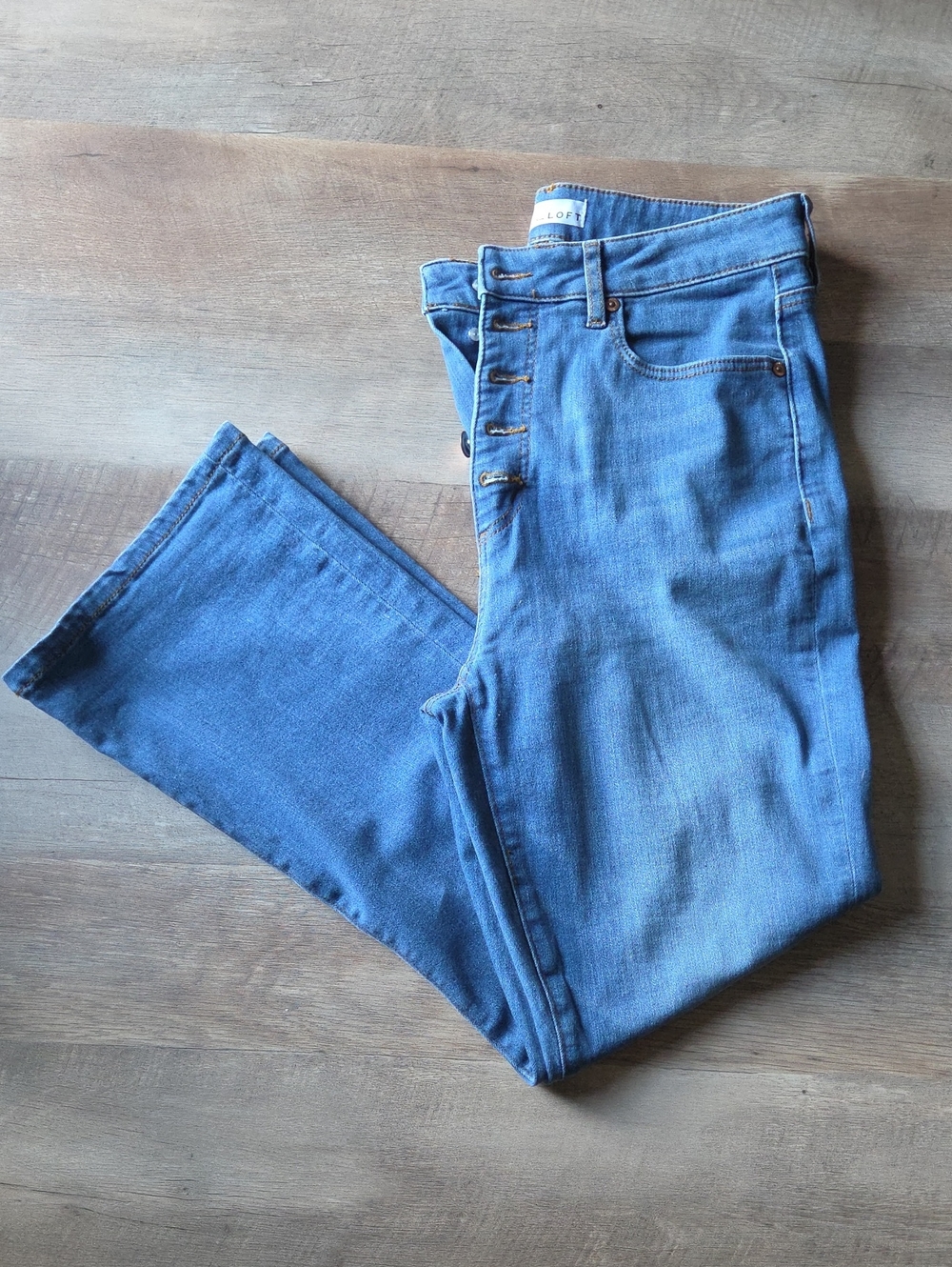 LOFT Kick Crop Jeans Size 27